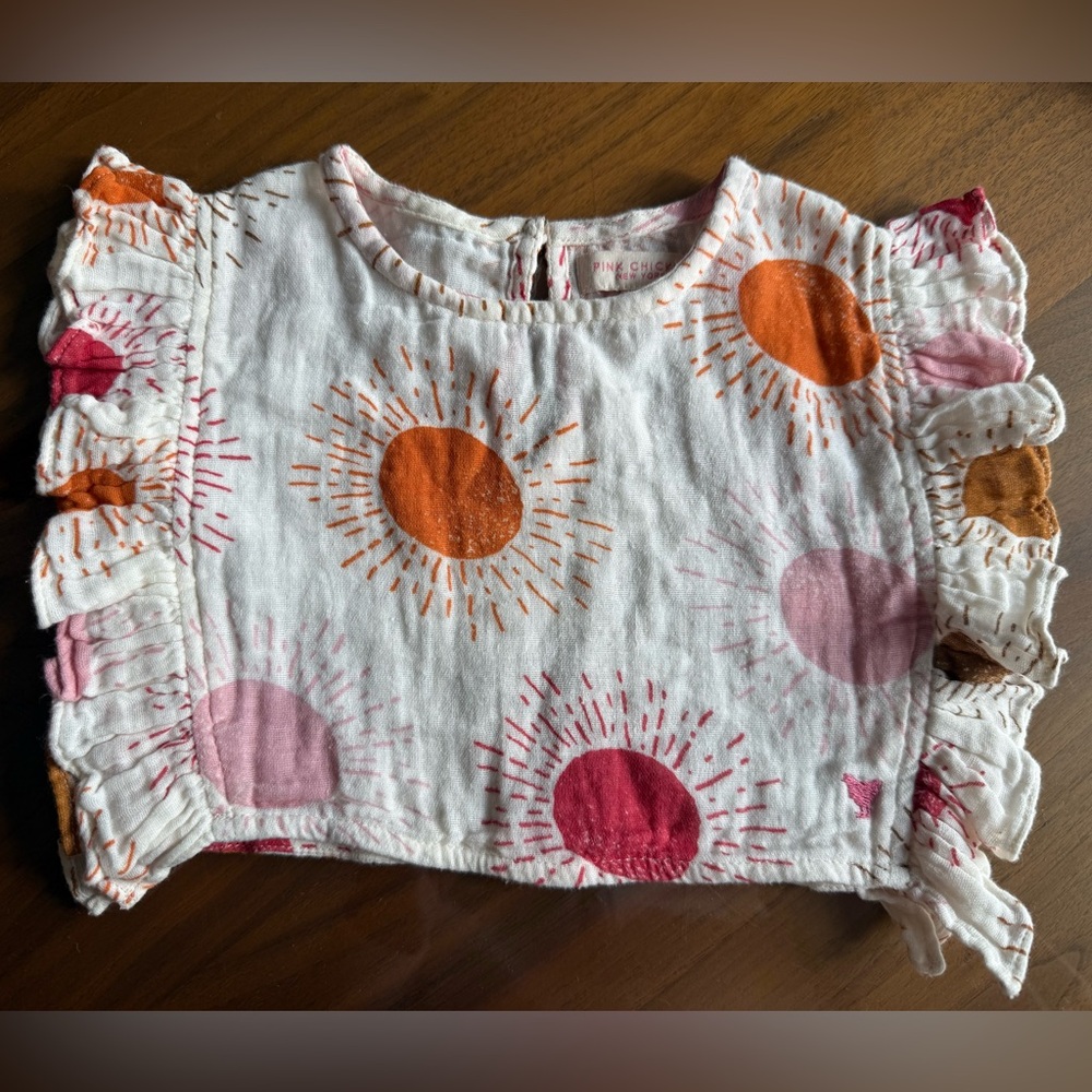 Pink Chicken Ingrid Top Sunrise 2Y EUC